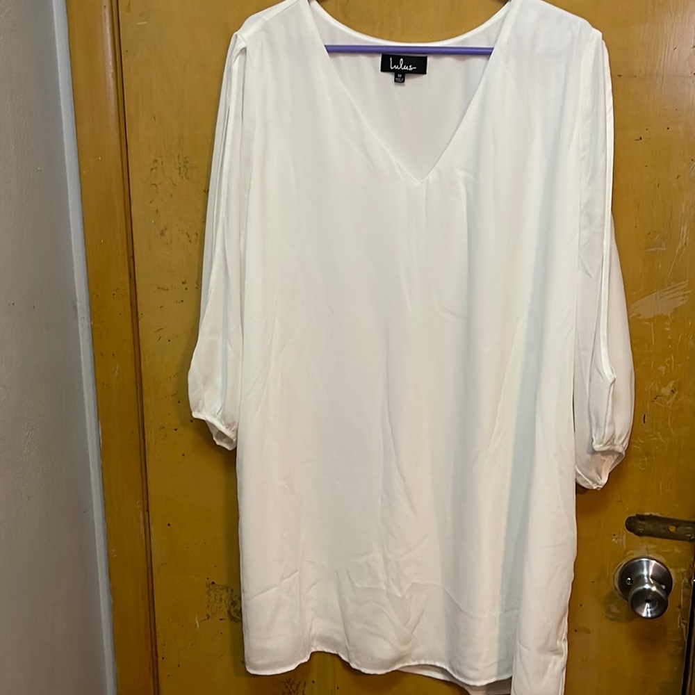 Women’s white mini